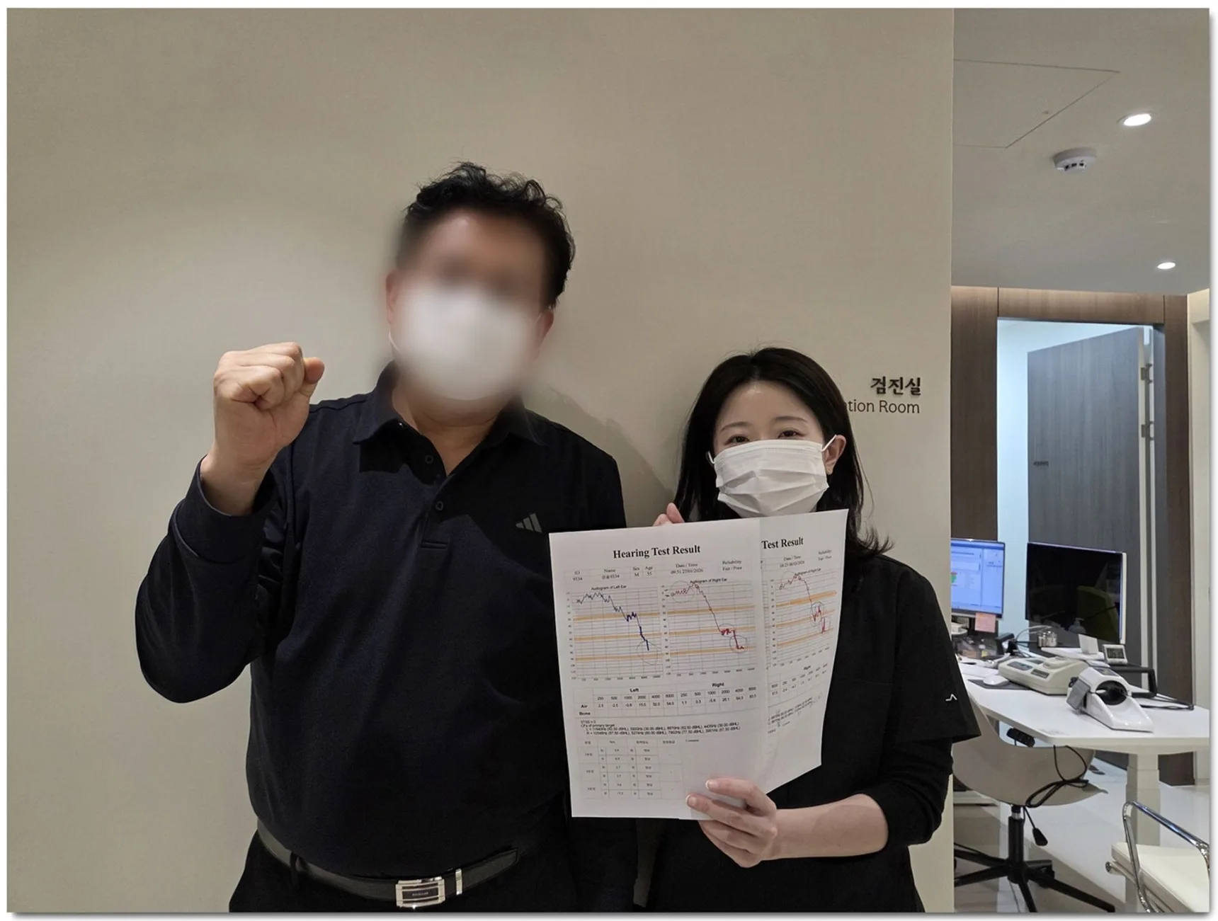 이명어지럼증 메니에르 병원 치료 이비안한의원 환자분과의 사진 촬영