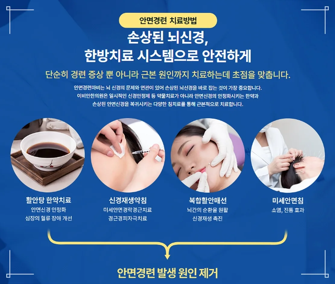 얼굴 근육 떨림 통합 치료
