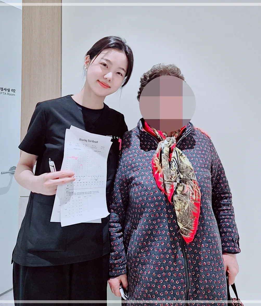환자분과 사진 촬영