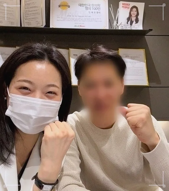 어지럼증 병원 어디로 이비안한의원 환자분과의 사진 촬영